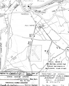 1947 National Airport Plan for Puunene Airport