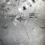 Aerial view with markings of Kamuela Airport taken in 1953