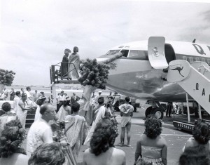 Ceremony honoring Qantas