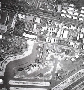 Aerial view of HNL from May 6, 1968