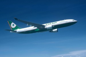 Photo of an Eva Air aircraft taking flight