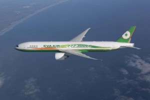 Photo of an Eva Air aircraft taking flight