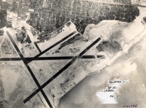 Aerial photo of John Rodgers Field from 1943