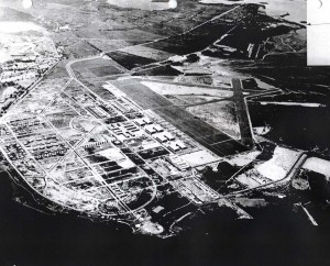 Aerial photo of John Rodgers Field from 1940