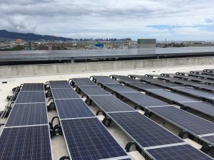HDOT Solar panels on roof