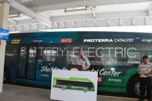 The Vice President of Business Development for Hawaii Gas, Aaron Kirk, delivers remarks on CNG as a clean energy alternative.