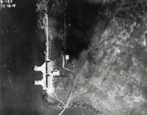 6th Aero Squadron facility at Joint Services Flying Field (later Luke Field) on Ford Island, December 16, 1918.     