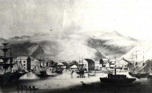 Honolulu Harbor 1857    