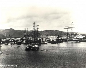 Honolulu Harbor 1881    