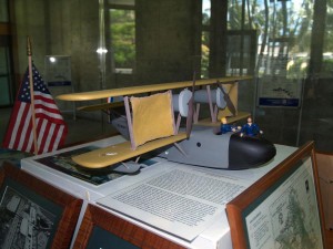 A display with a model of the PN-9 No. 1 is featured in the Central Concourse of Honolulu International Airport. The display recalls the flight of Navy Commander John Rodgers and his crew.  