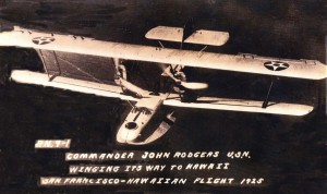 The PN-9 No. 1 was one of two planes that took off on August 31, 1925. The PN-9 No. 3 suffered a broken oil pressure line 300 miles from the start and was forced to land at sea, leaving only the PN-9 No. 1 to finish the journey The crew of the PN-9 No. 3 was saved, but the plane sunk before it could be loaded onto a nearby Navy ship.