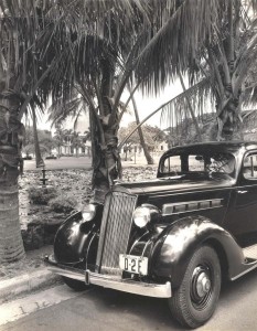 1935 Chevrolet in Waikiki.   