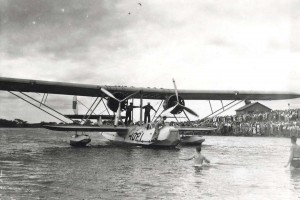 The Navy made a mass flight of six Consolidated P2-Y-1 seaplanes from San Francisco to Pearl Harbor on January 12, 1934 in 24 hours, 45 minutes.