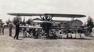 Plane at Fort Armstrong, Oahu, c1931-1934.  