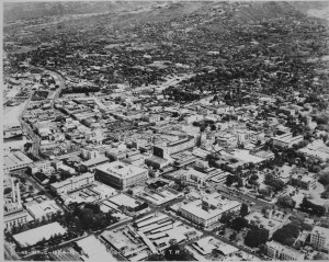 Downtown Honolulu 1938.  