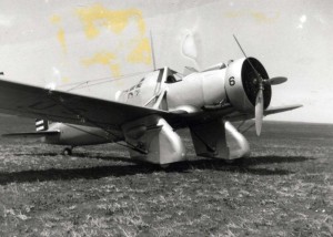 Curtiss A-12 Shrike, at Morse Field, Hawaii, 1940. 