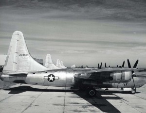 Convair B-32 Dominator stationed at Hickam Field, 1940s.