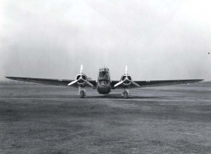 Douglas B-18A Bolo stationed at Hickam Field, 1940s.