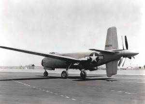 Douglas XB-42 stationed at Hickam Field, 1940s.