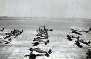P-26 at Hickam Field, 1940s.