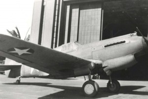 P-40 at Hangar 5, Hickam Field, c1942-1943. 