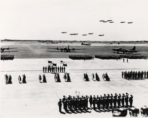 Purple heart ceremony, Hickam Field, April 2, 1942.   