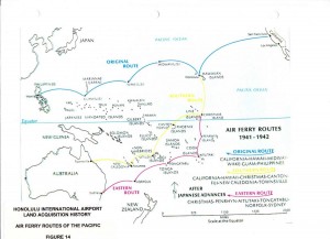 Pacific Air Ferry Routes, 1941-1942. 