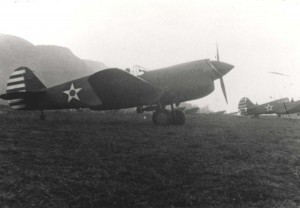 P-40s of 72nd Pursuit Squadron, Mokuleia Field, Oahu, February 1942. 