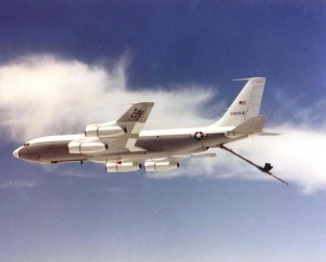 EC-135J Stratotanker assigned to the 9th Airborne Command & Control Squadron, Hickam Air Force Base, c1950s-1980s.