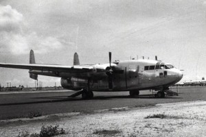C-119 based at Hickam Air Force Base from December 1958 to 1961 and assigned to the 6594th Test Group. It was replaced by the C-130.