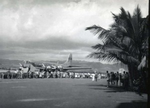 Honolulu Airport, 1950s.