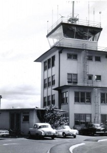 FAA Control Tower. Opening day of new Kahului Airport, June 24, 1952.