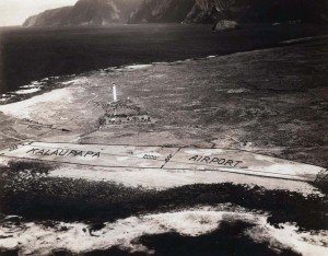 Kalaupapa Airport, Molokai, 1950s.