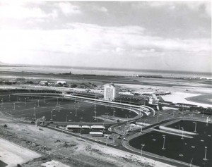 Construction of Honolulu International Airport, 1960.