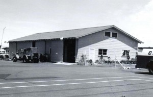 Kona Airport freight terminal, 1966.  