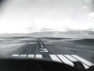 Runway, Lanai Airport, 1960s.