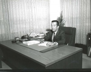 Owen Miyamoto, Airports Administrator, Hawaii Department of Transportation, 1972. 