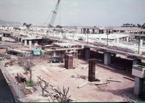 Second Level Roadway Construction, Honolulu International Airport, 1977.