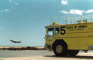 Crash Fire Rescue, Honolulu International Airport, April 6, 1978. 