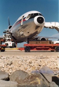 Philippine Airlines aborted take off, Honolulu International Airport, April 8, 1978. 