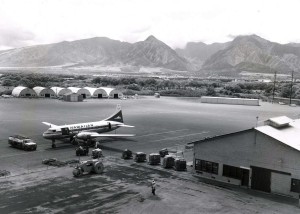 Kahului Airport, 1970s.   