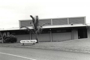 Crash Fire Rescue Station, General Lyman Field, Hilo, Hawaii, 1985.
