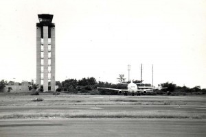 New Federal Aviation Administration Control Tower, Honolulu International Airport, 1984. 