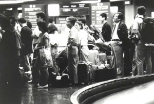 U.S. Customs, Honolulu International Airport, 1985.