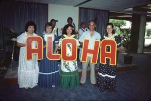 Aloha Friday, Honolulu International Airport, 1989.