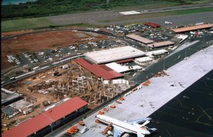 Kahului Airport construction November 1989