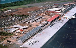 Kahului Airport construction November 1989