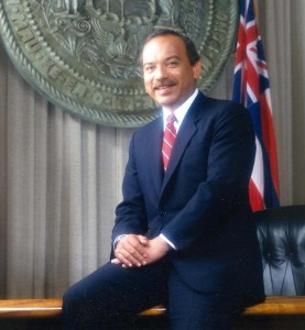 Hawaii Governor John D. Waihee  