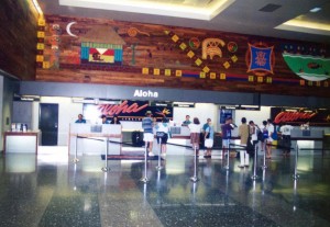 Ticket Lobby, Interisland Terminal, Honolulu International Airport, 1995.   