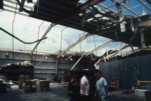 Hurricane Iniki damage, Lihue Airport 1992